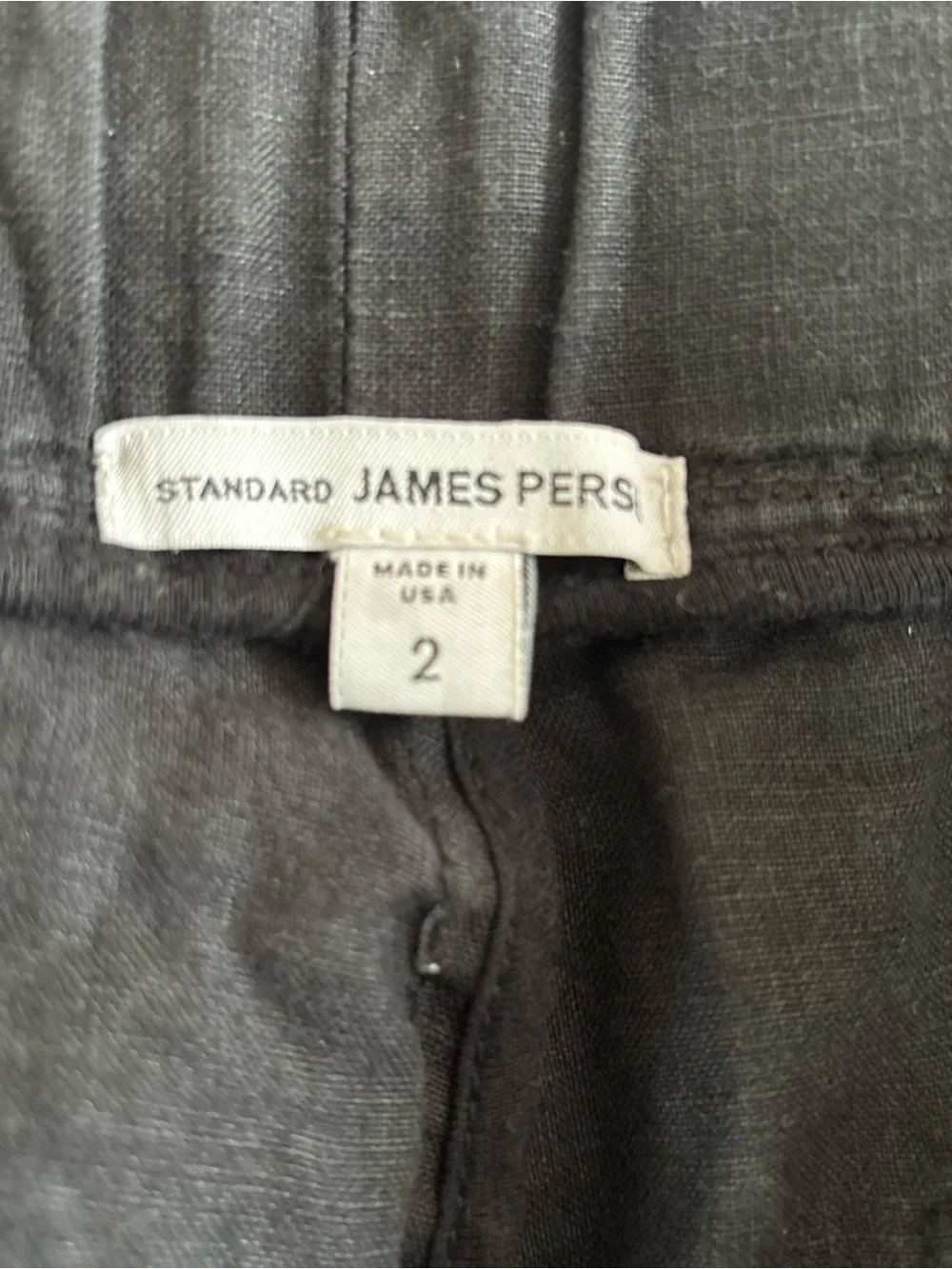 James Perse Women's Ankle-Length Cropped Pants in black
